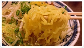 柚子塩ラーメンのちぢれ麺＠二代目とも屋 門司店